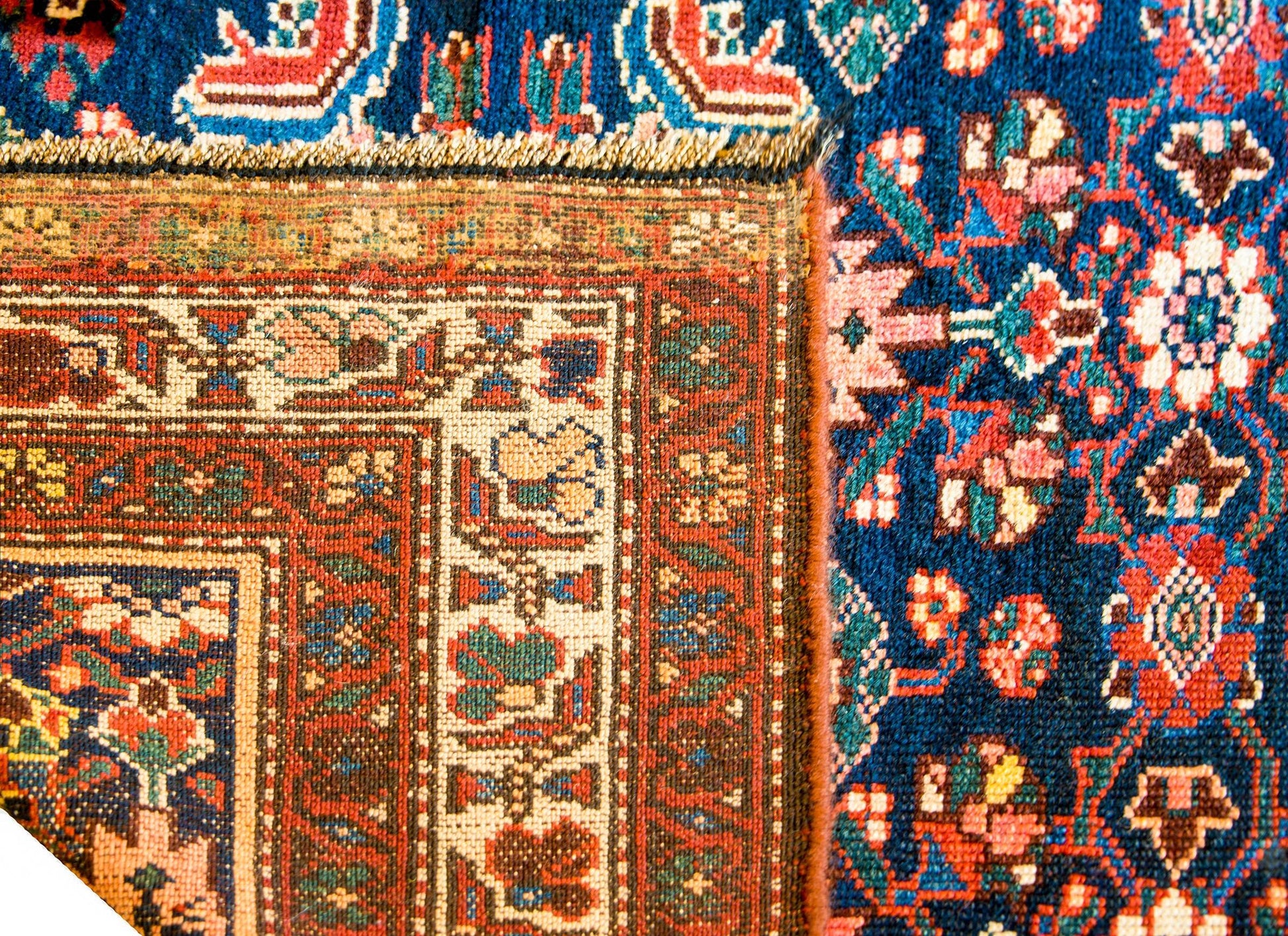 Early 20th Century Herati Hamadan Rug For Sale