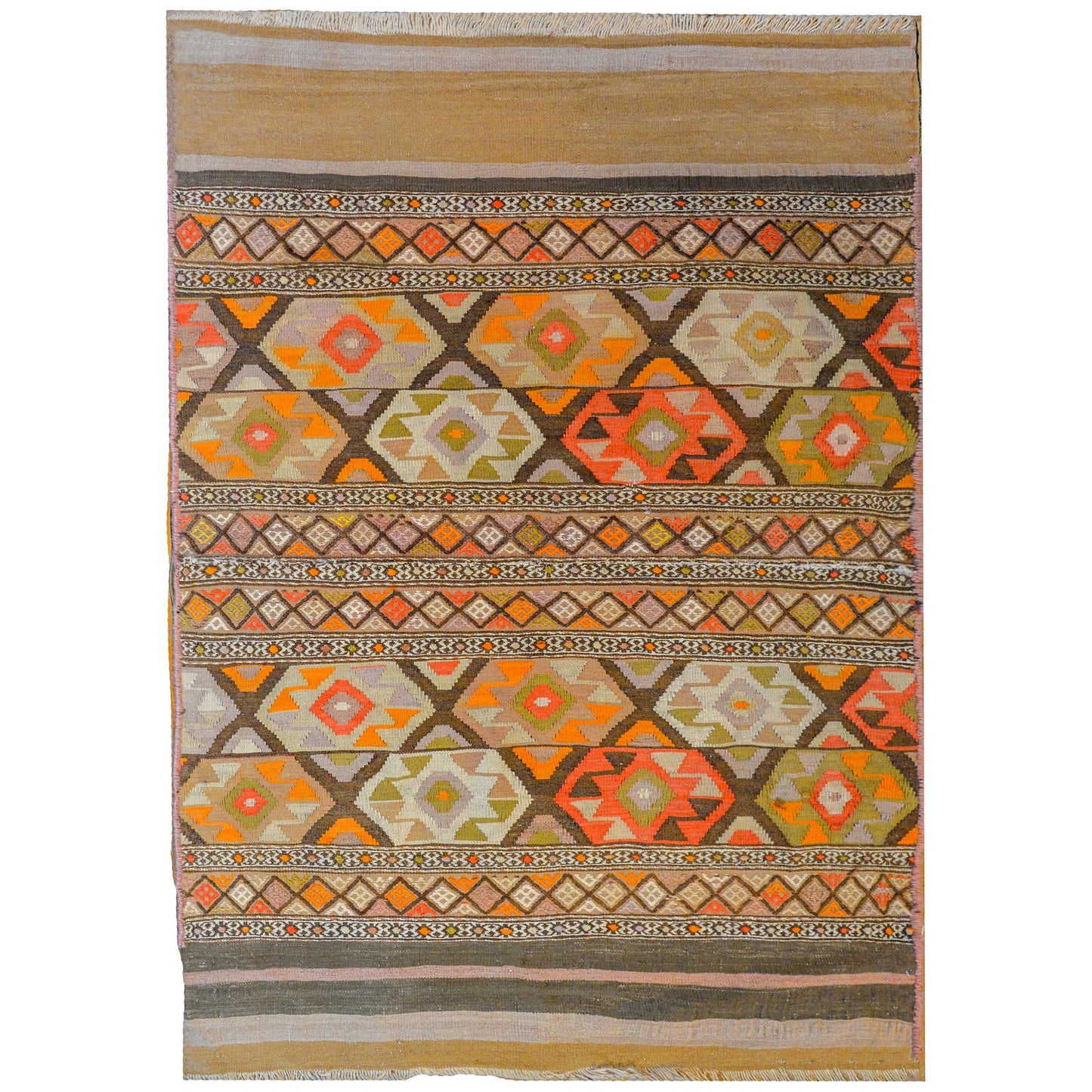 Beautiful Early 20th Century Shahsevan Kilim Rug For Sale