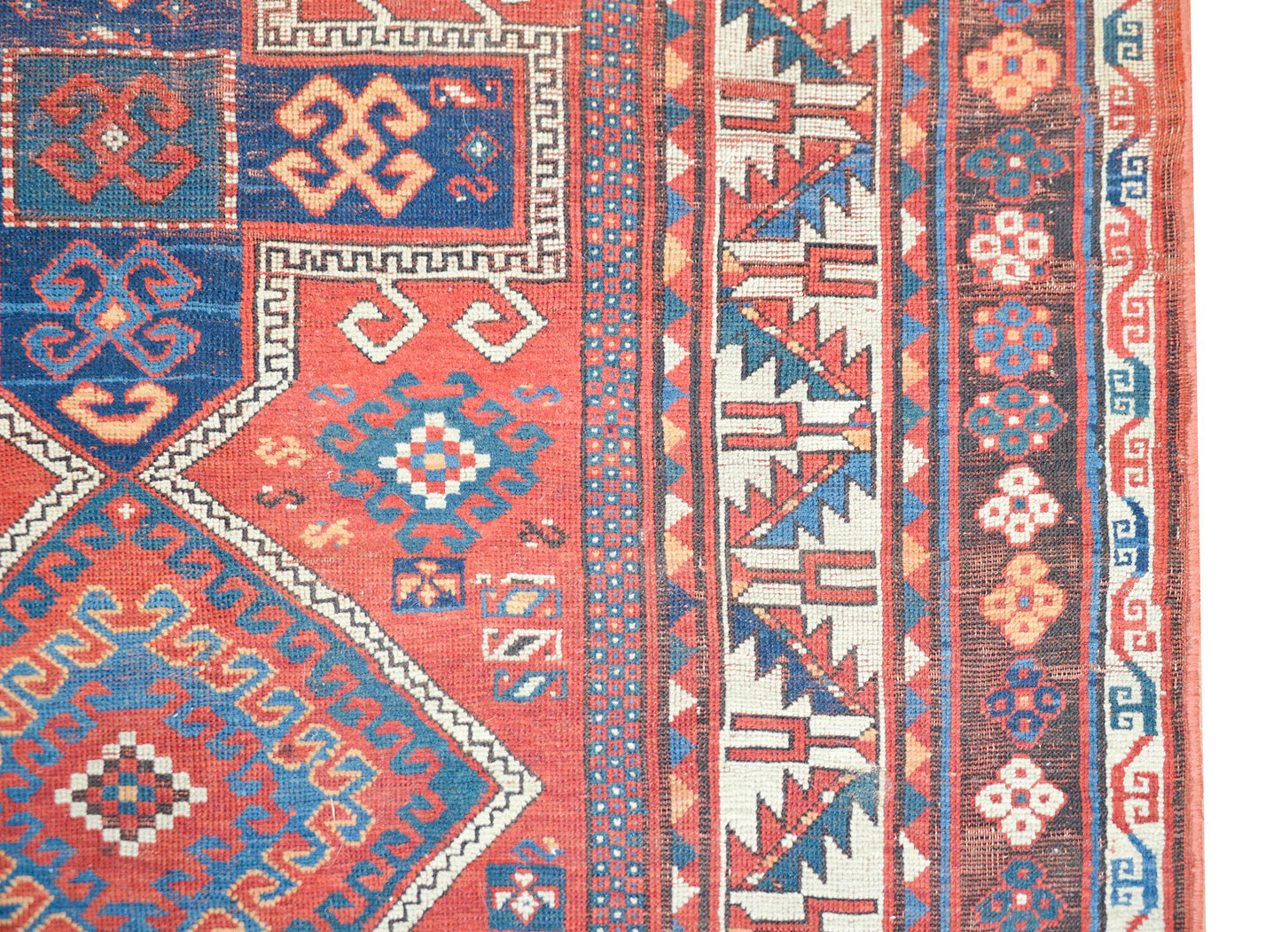 Early 20th Century Persian Kazak Rug For Sale