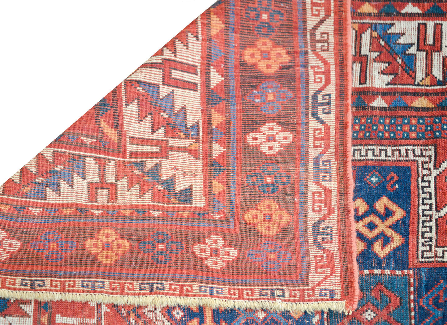 Early 20th Century Persian Kazak Rug For Sale