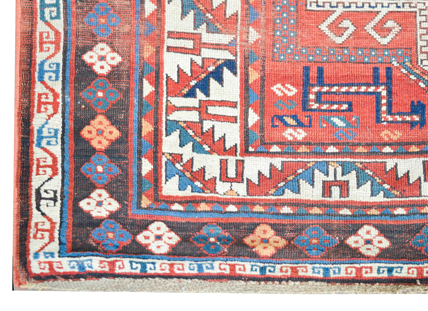 Early 20th Century Persian Kazak Rug For Sale