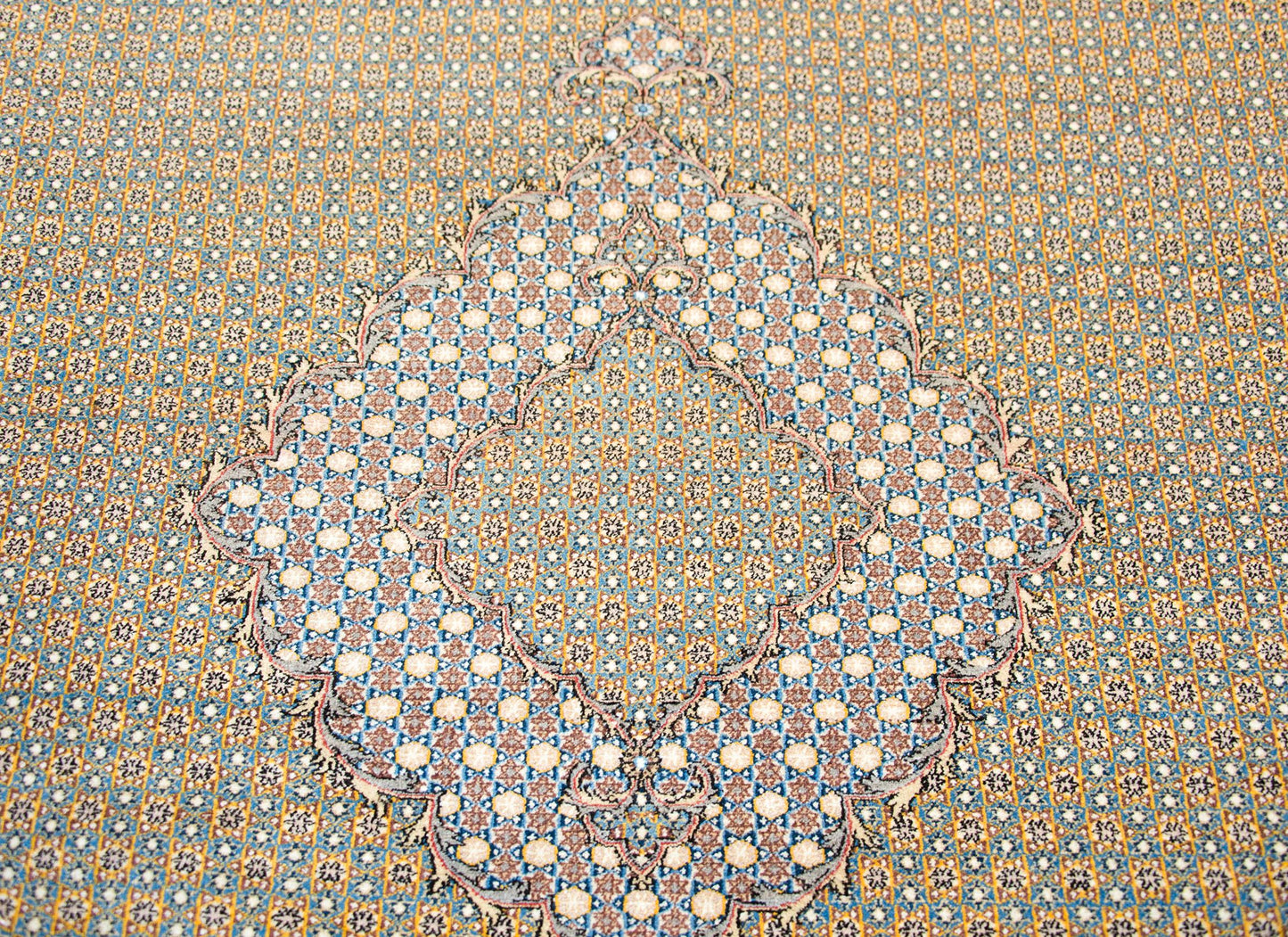 Vintage Persian Qum Rug For Sale