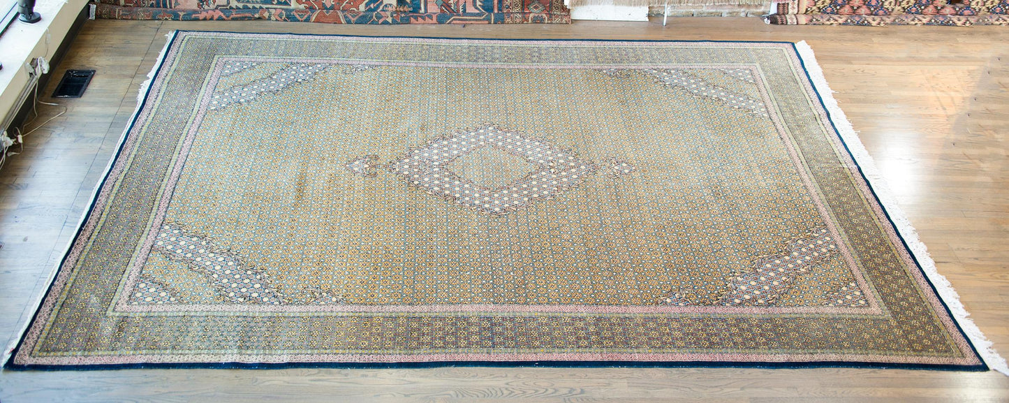 Vintage Persian Qum Rug For Sale