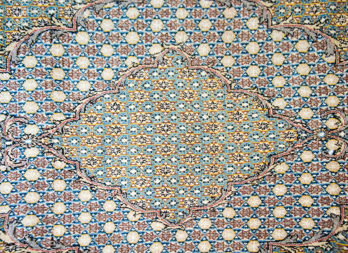 Vintage Persian Qum Rug For Sale