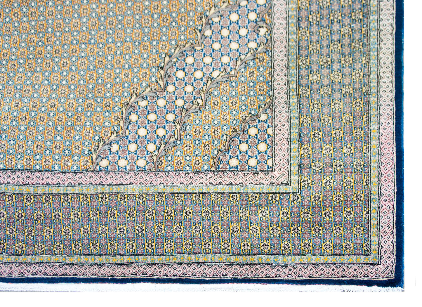 Vintage Persian Qum Rug For Sale