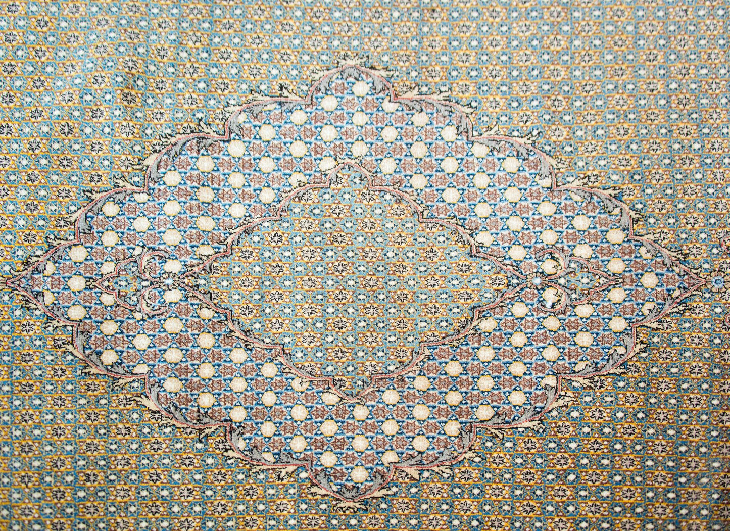 Vintage Persian Qum Rug For Sale