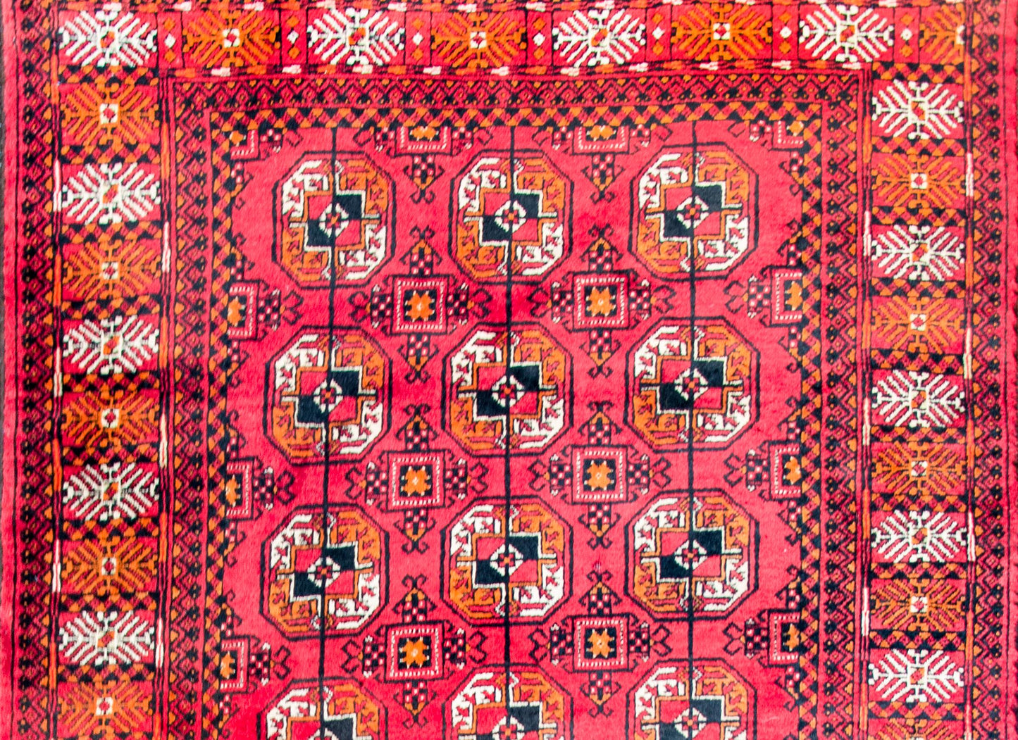 Brilliant Vintage Bokhara Rug For Sale