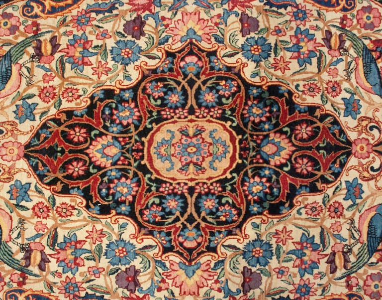 19th Century Persian Lavar Rug For Sale