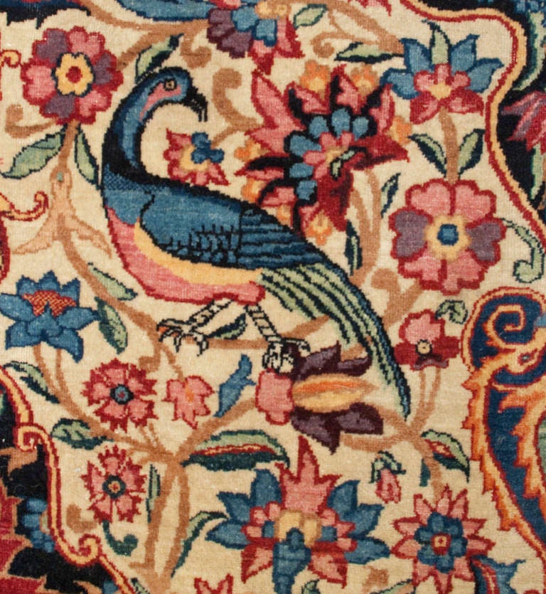 19th Century Persian Lavar Rug For Sale