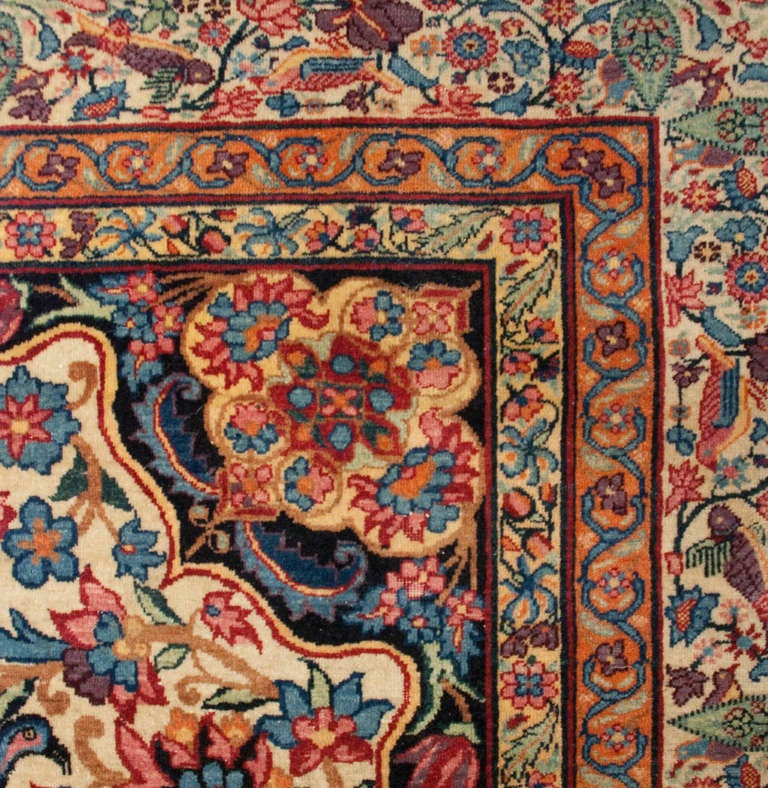 19th Century Persian Lavar Rug For Sale