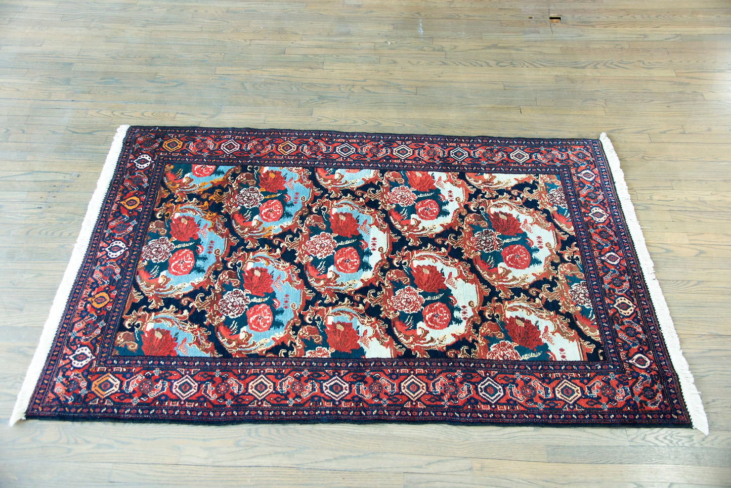 Early 20th Century Senneh Rug For Sale