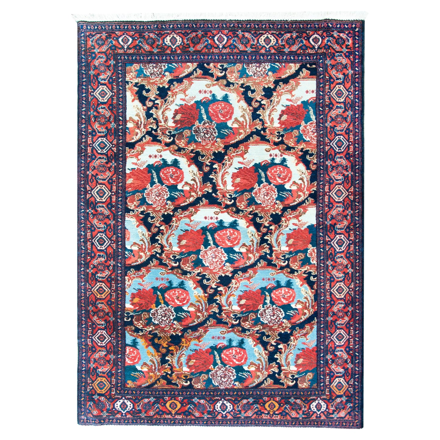 Early 20th Century Senneh Rug For Sale