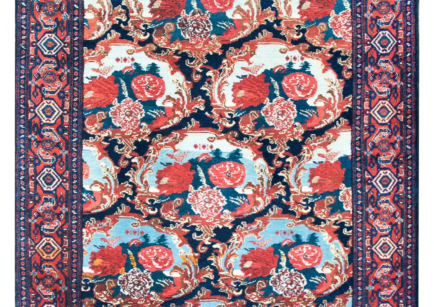 Early 20th Century Senneh Rug For Sale