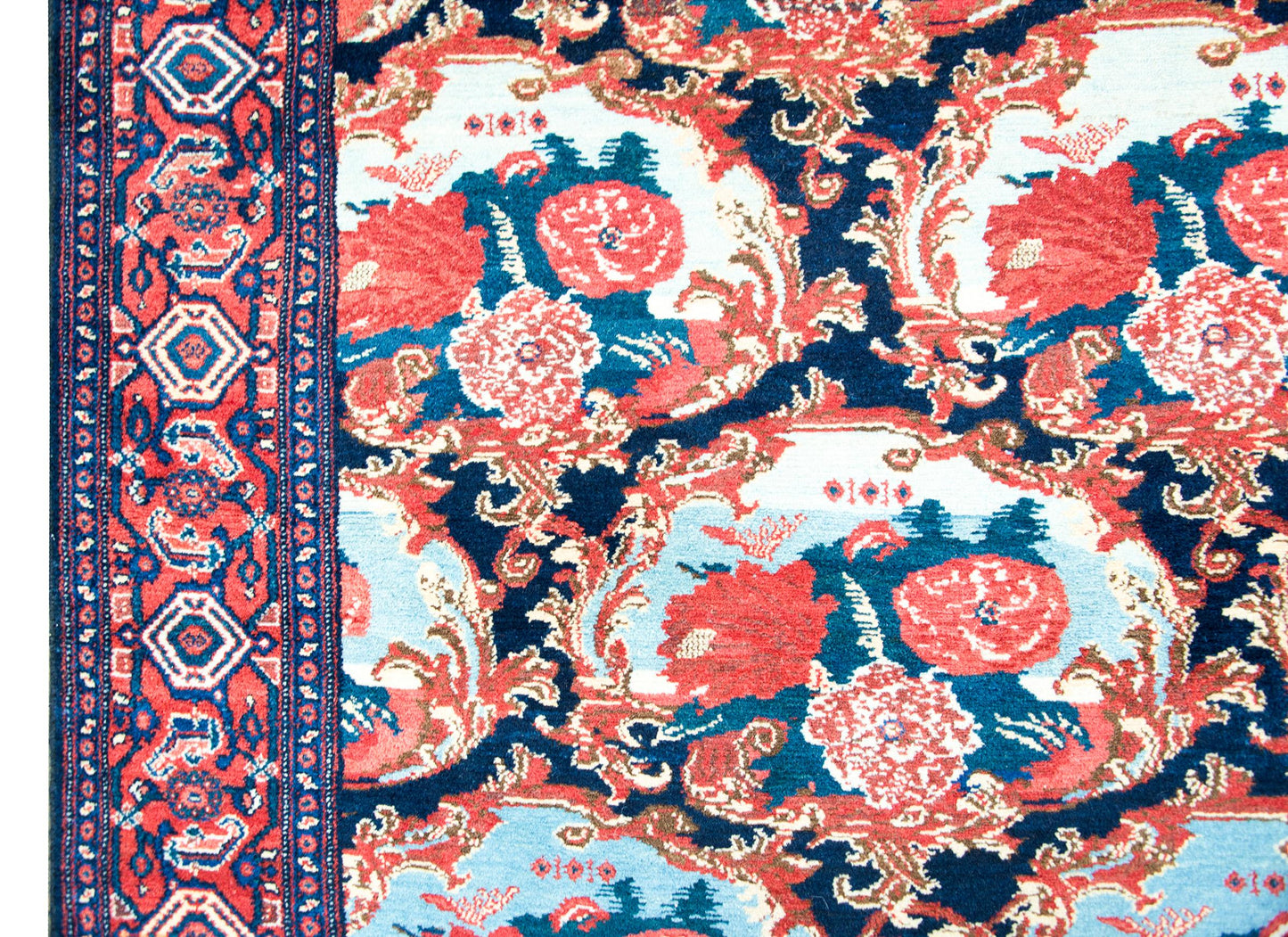 Early 20th Century Senneh Rug For Sale