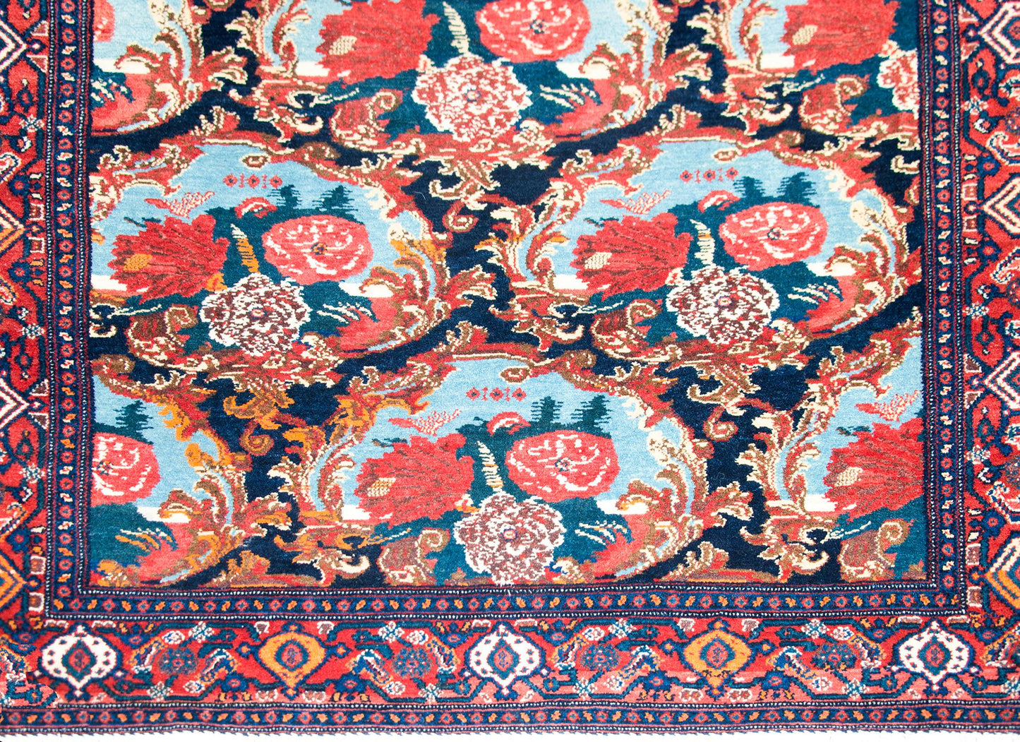 Early 20th Century Senneh Rug For Sale