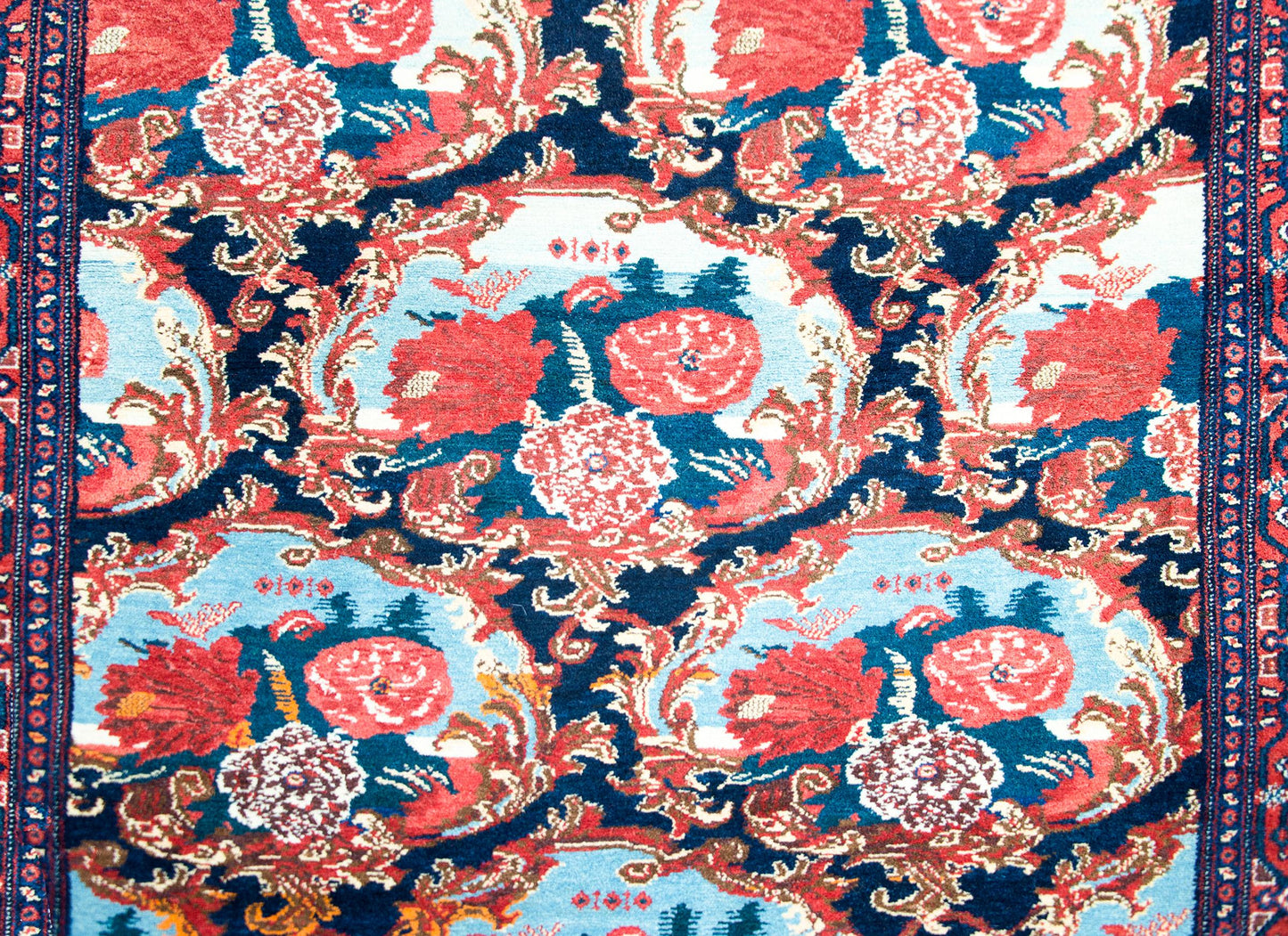Early 20th Century Senneh Rug For Sale