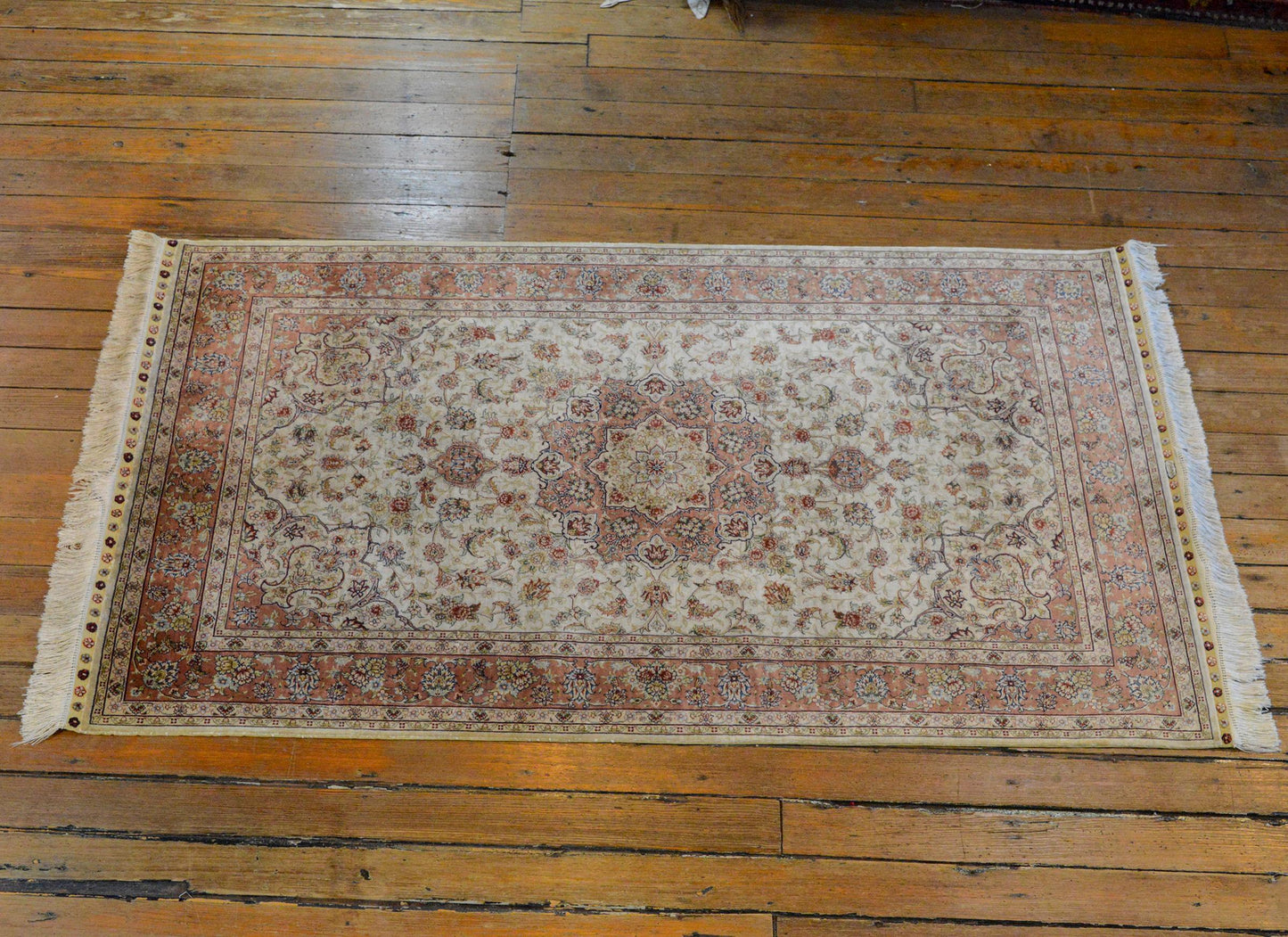 Mesmerizing Egyptian Silk Tabriz Rug For Sale
