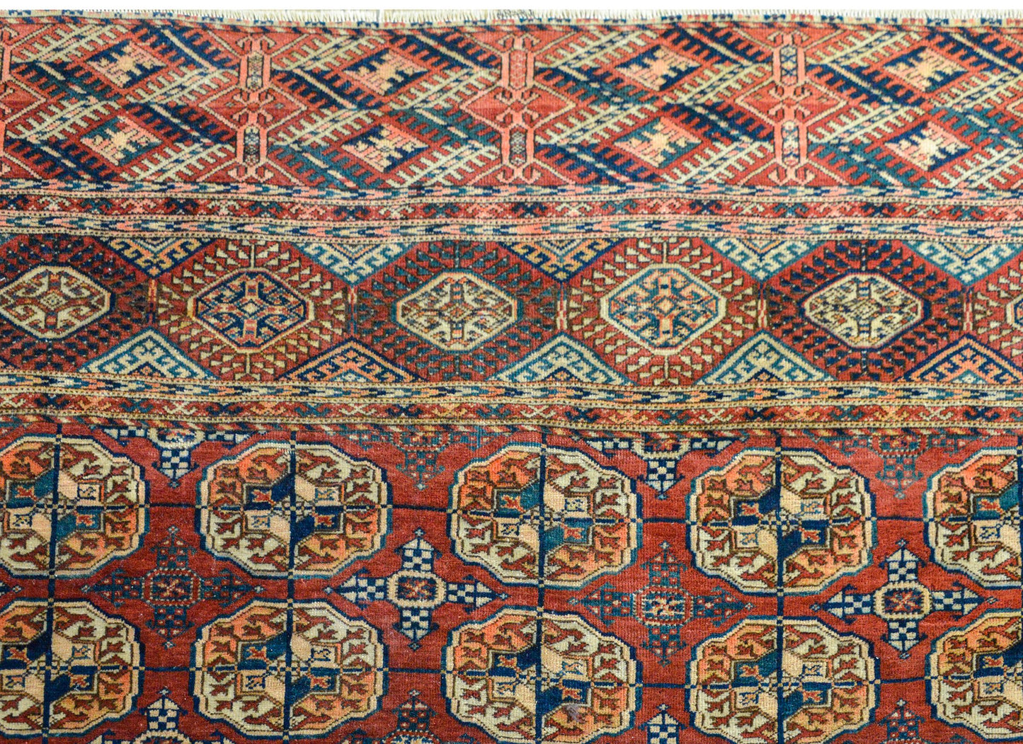 Early 20th Century Persian Tekeh Rug For Sale