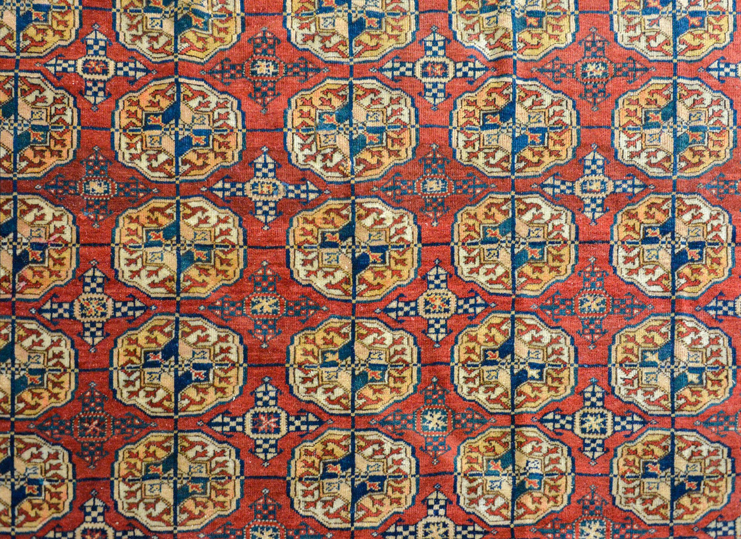Early 20th Century Persian Tekeh Rug For Sale