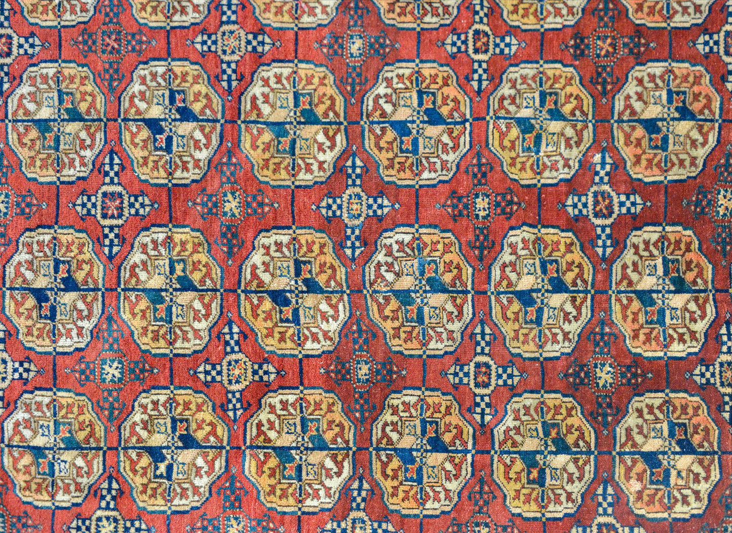 Early 20th Century Persian Tekeh Rug For Sale