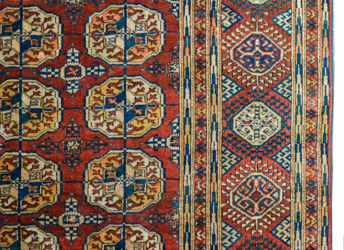 Early 20th Century Persian Tekeh Rug For Sale