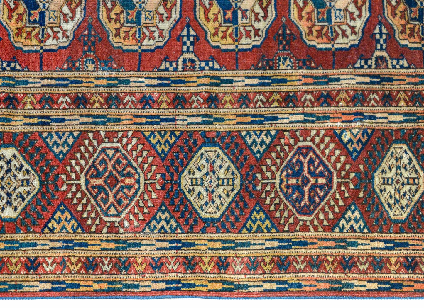 Early 20th Century Persian Tekeh Rug For Sale