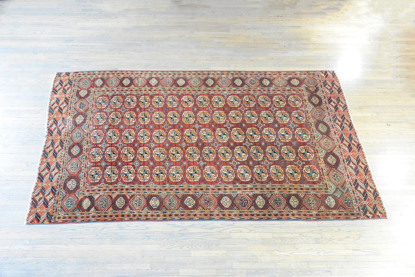 Early 20th Century Persian Tekeh Rug For Sale