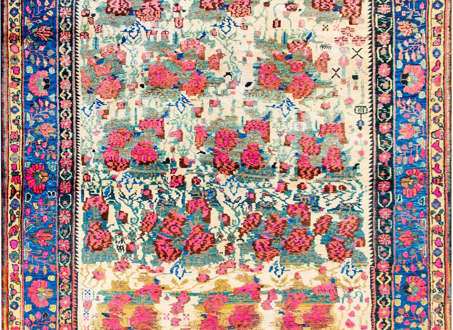 Wonderful Mid-20th Century Afshar Rug For Sale