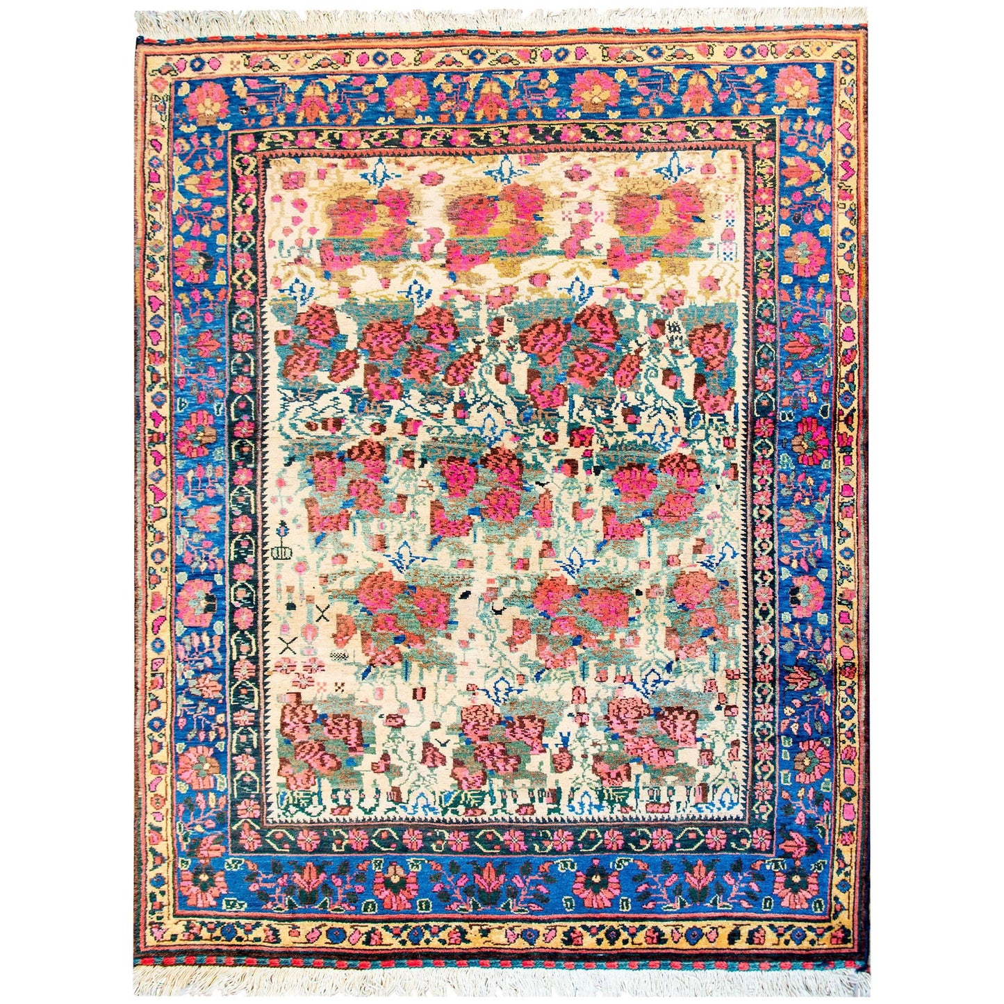 Wonderful Mid-20th Century Afshar Rug For Sale