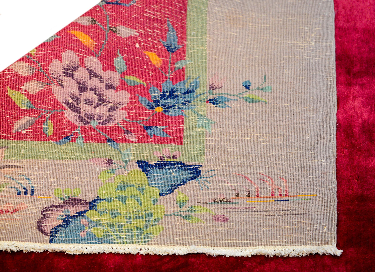 Brilliant Chinese Art Deco Rug For Sale
