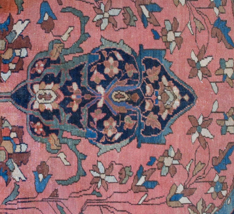 19th Century Persian Sarouk Carpet For Sale