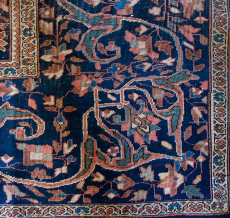 19th Century Persian Sarouk Carpet For Sale