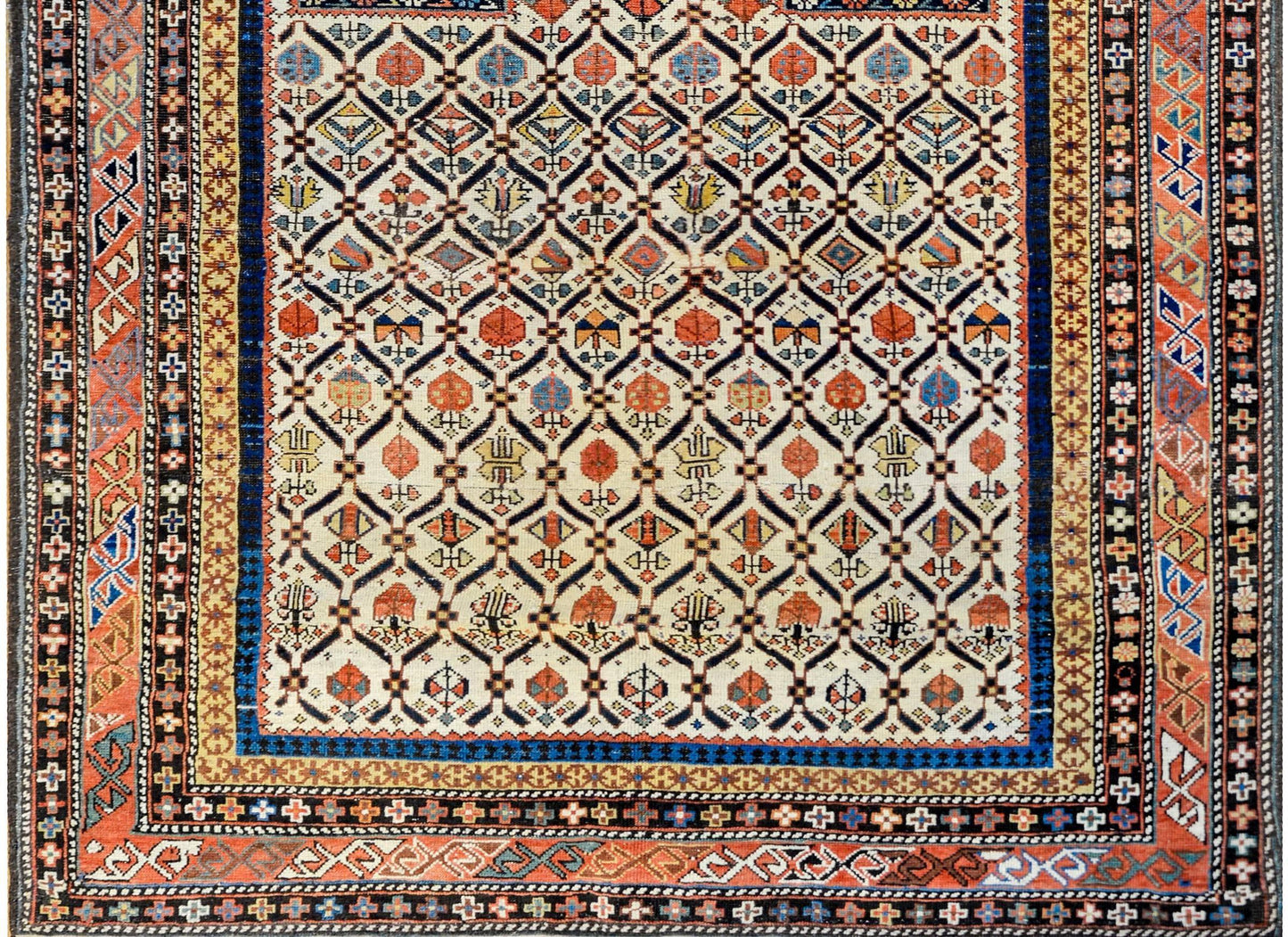 Beautiful Antique Shirvan Prayer Rug For Sale