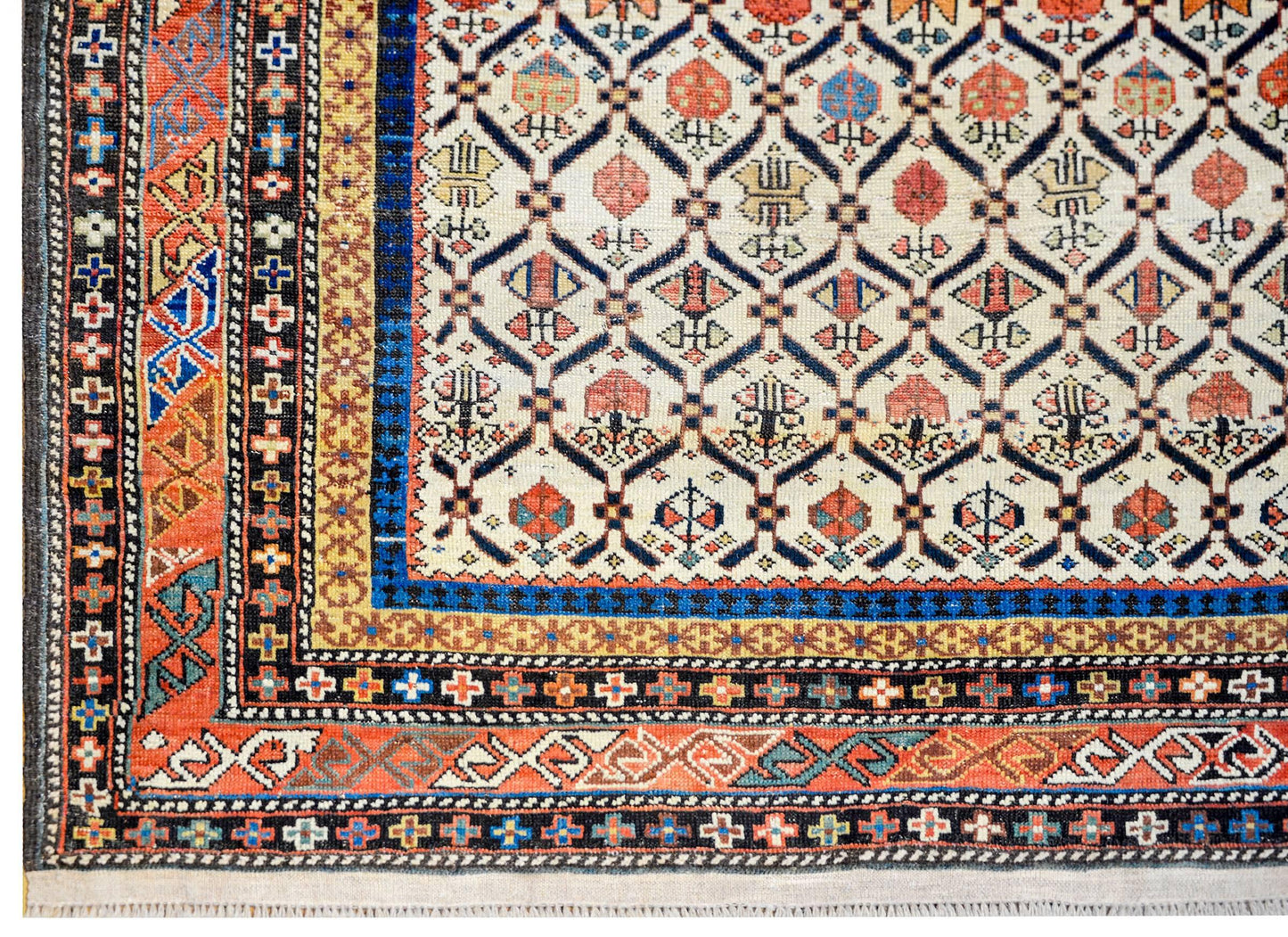 Beautiful Antique Shirvan Prayer Rug For Sale