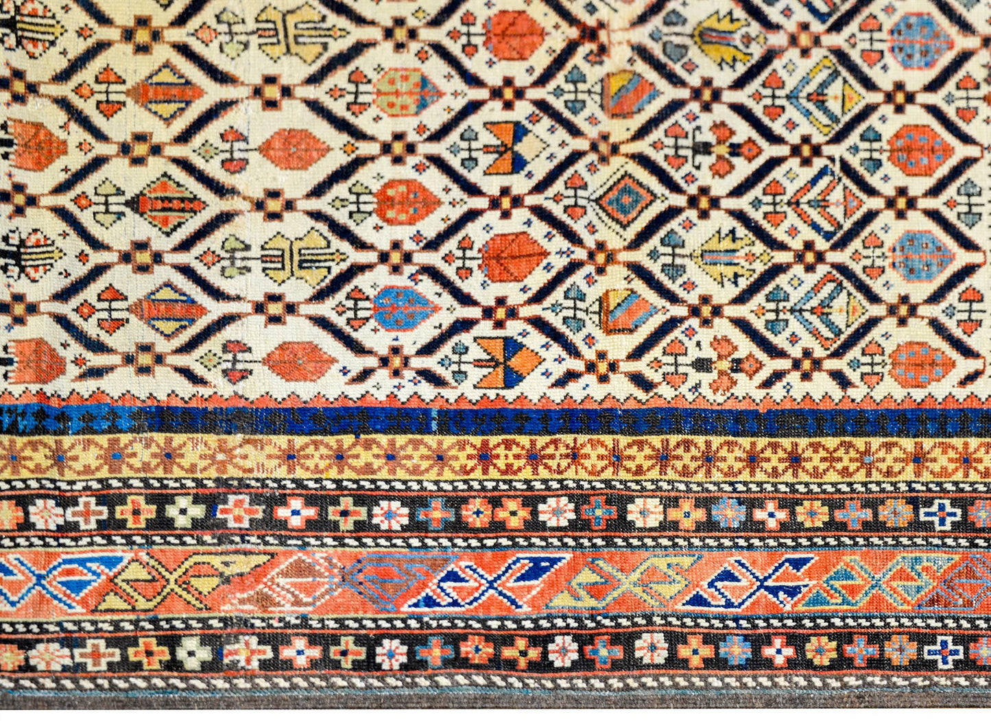 Beautiful Antique Shirvan Prayer Rug For Sale