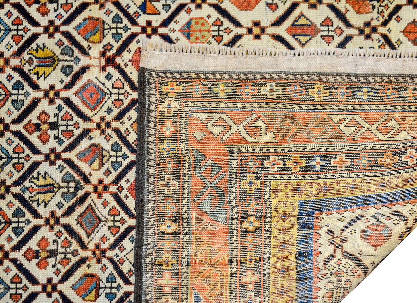 Beautiful Antique Shirvan Prayer Rug For Sale