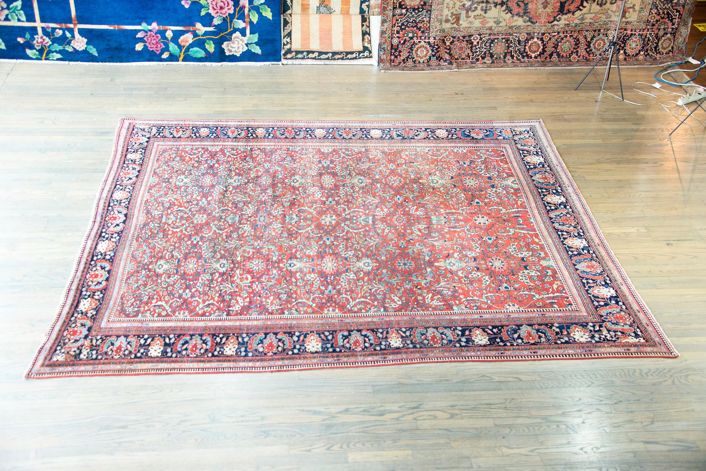 Late 19th Century Persian Sarouk Farahan Rug For Sale
