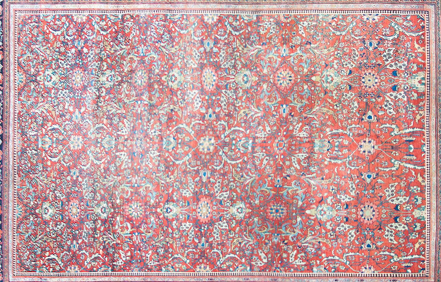 Late 19th Century Persian Sarouk Farahan Rug For Sale