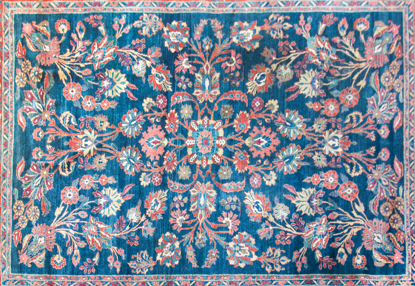 Early 20ty Century Persian Mohajeran Rug For Sale