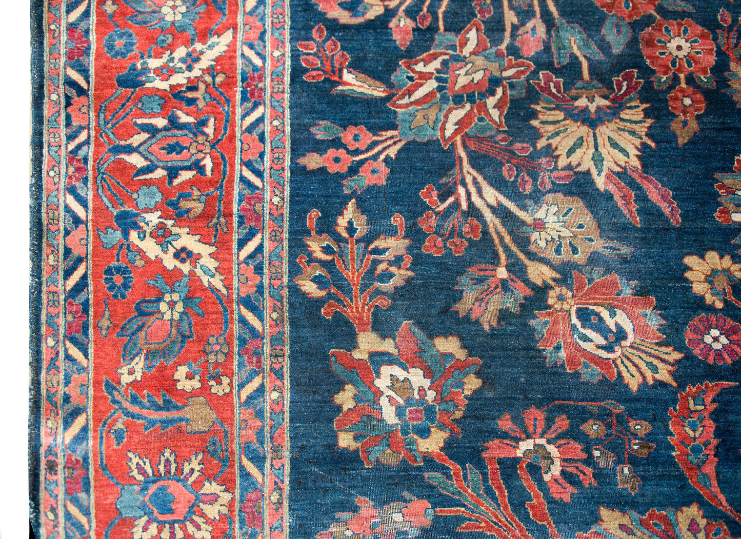 Early 20ty Century Persian Mohajeran Rug For Sale