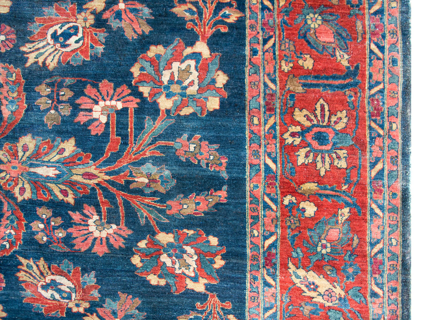 Early 20ty Century Persian Mohajeran Rug For Sale