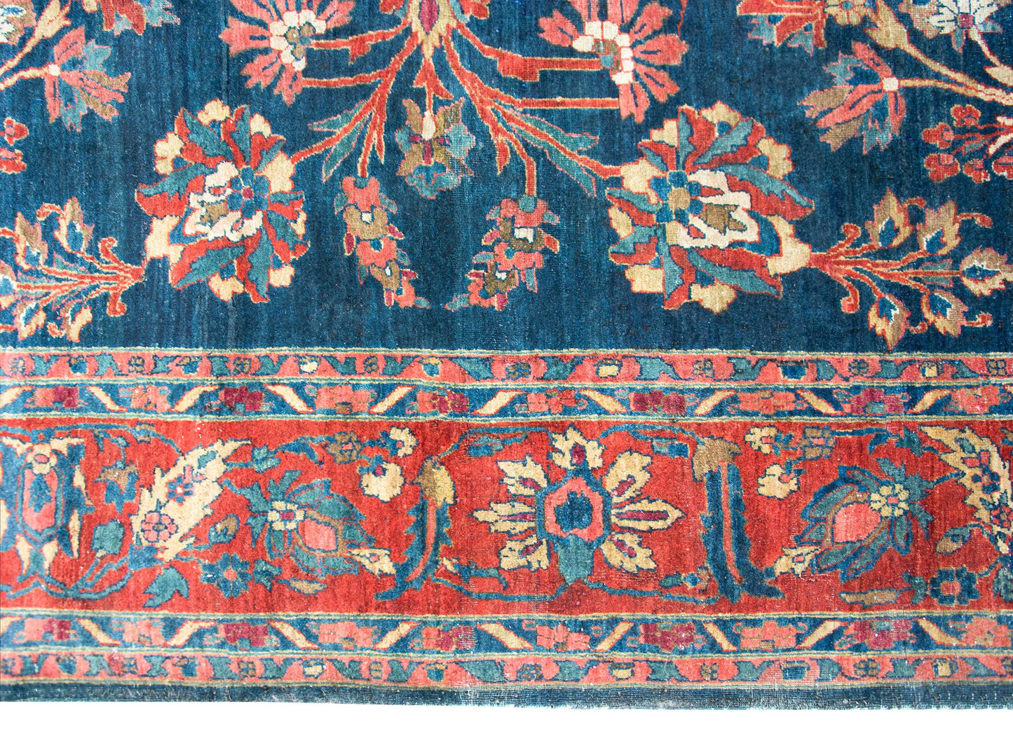 Early 20ty Century Persian Mohajeran Rug For Sale