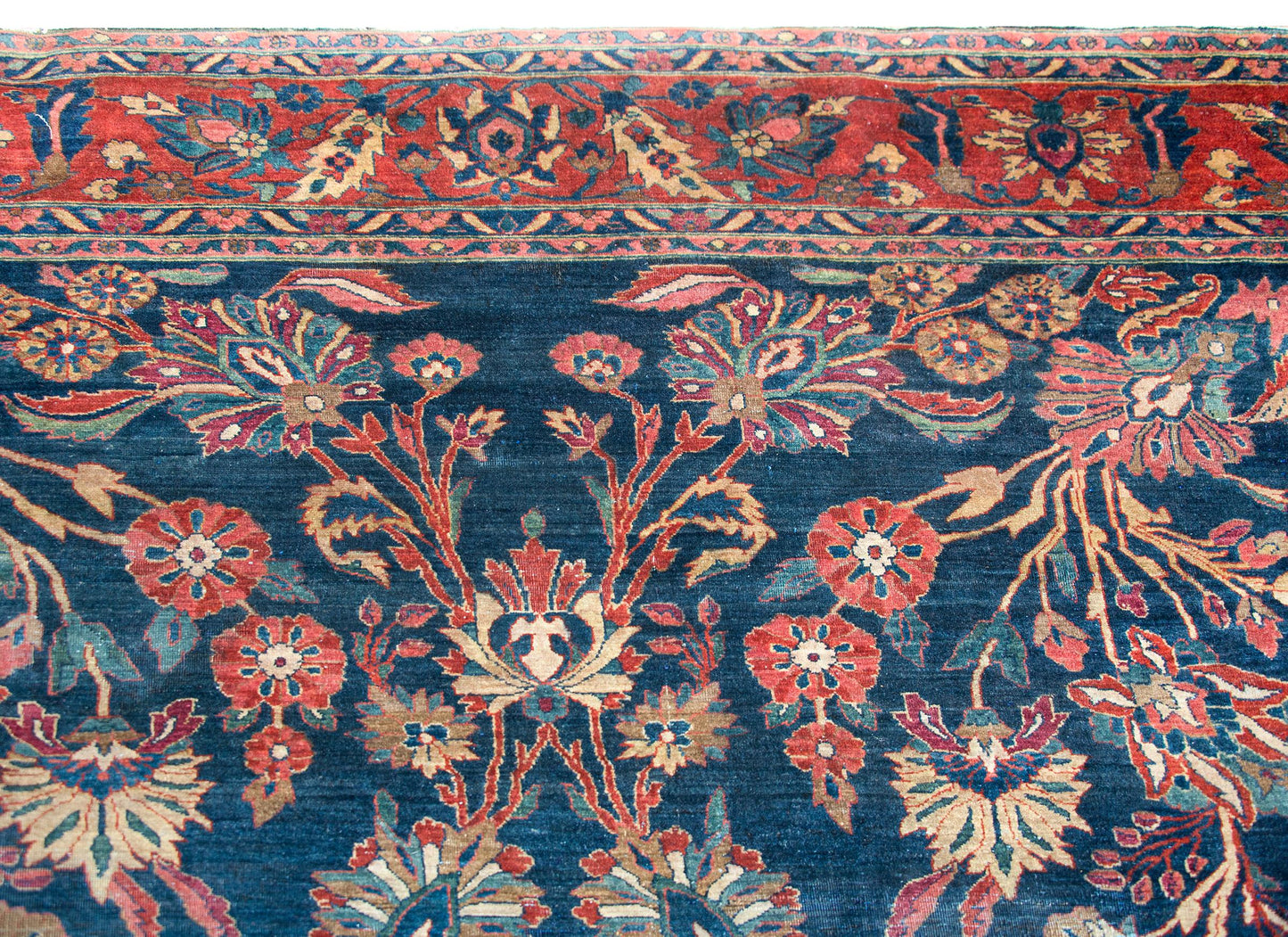 Early 20ty Century Persian Mohajeran Rug For Sale