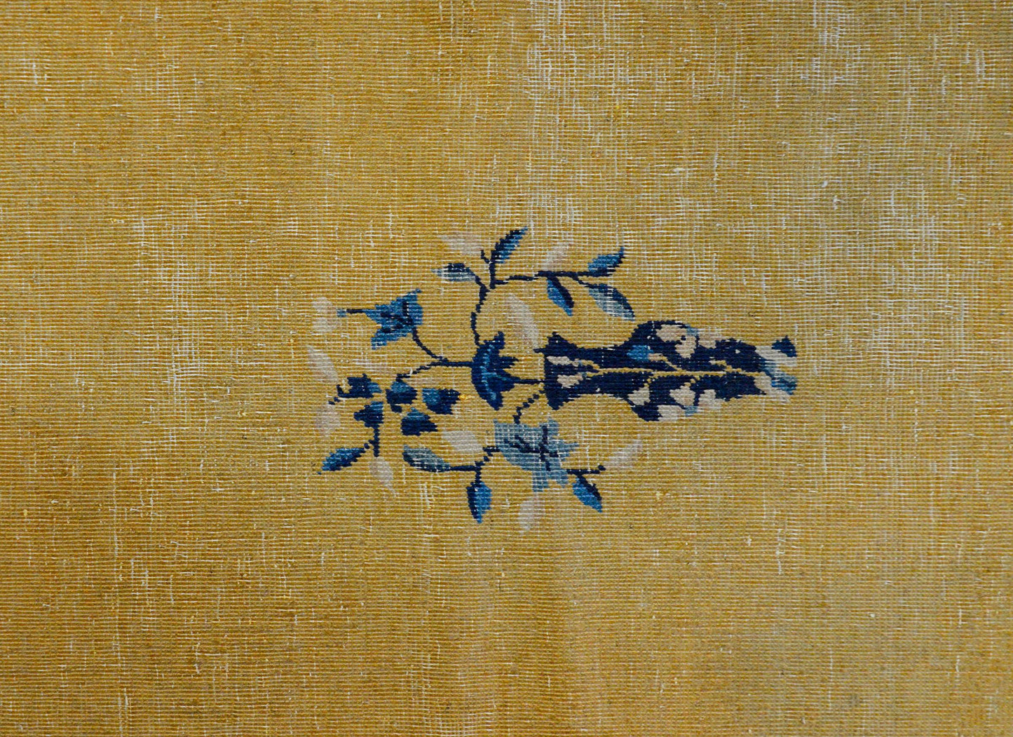 Wonderfully Distressed Chinese Art Deco Rug For Sale