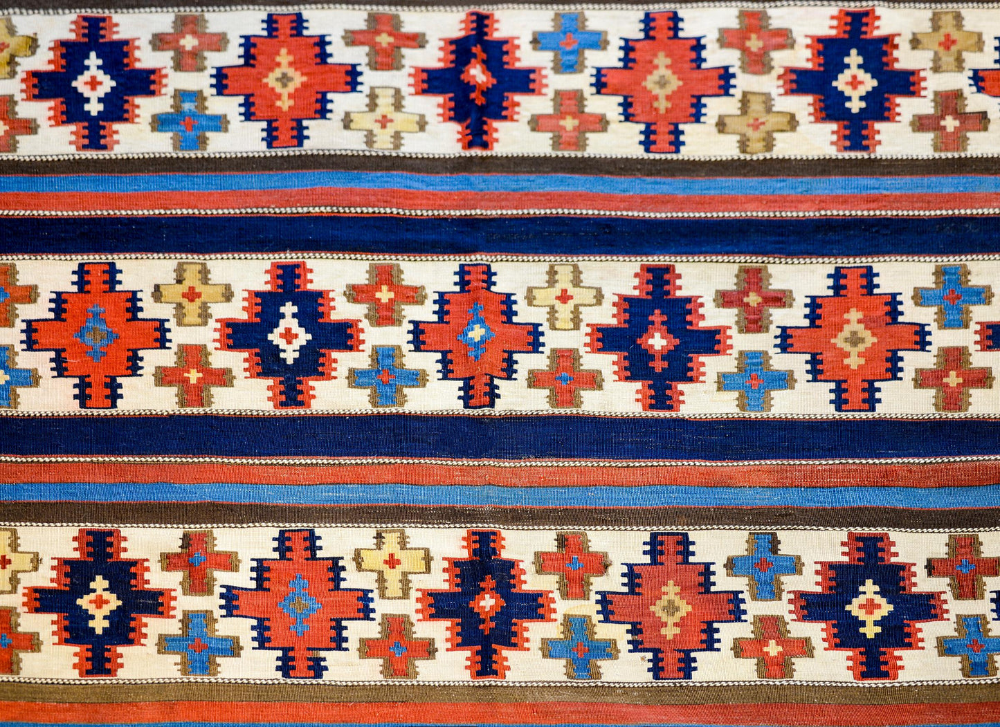 Gorgeous Early 20th Century Shahsevan Kilim Runner For Sale