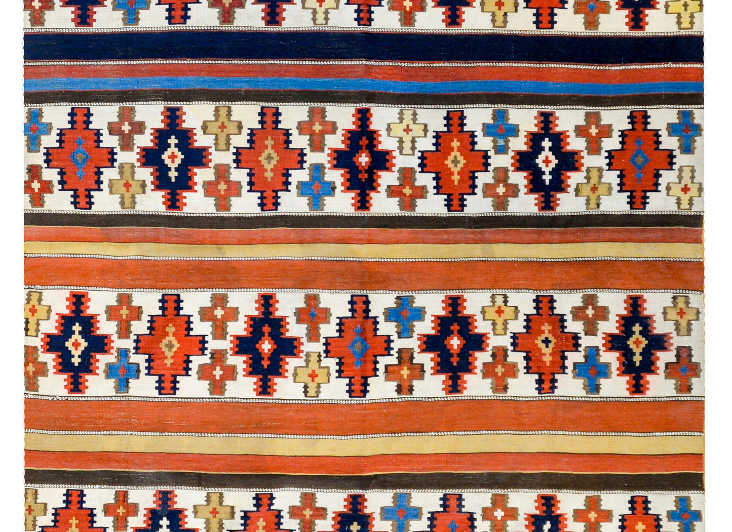 Gorgeous Early 20th Century Shahsevan Kilim Runner For Sale