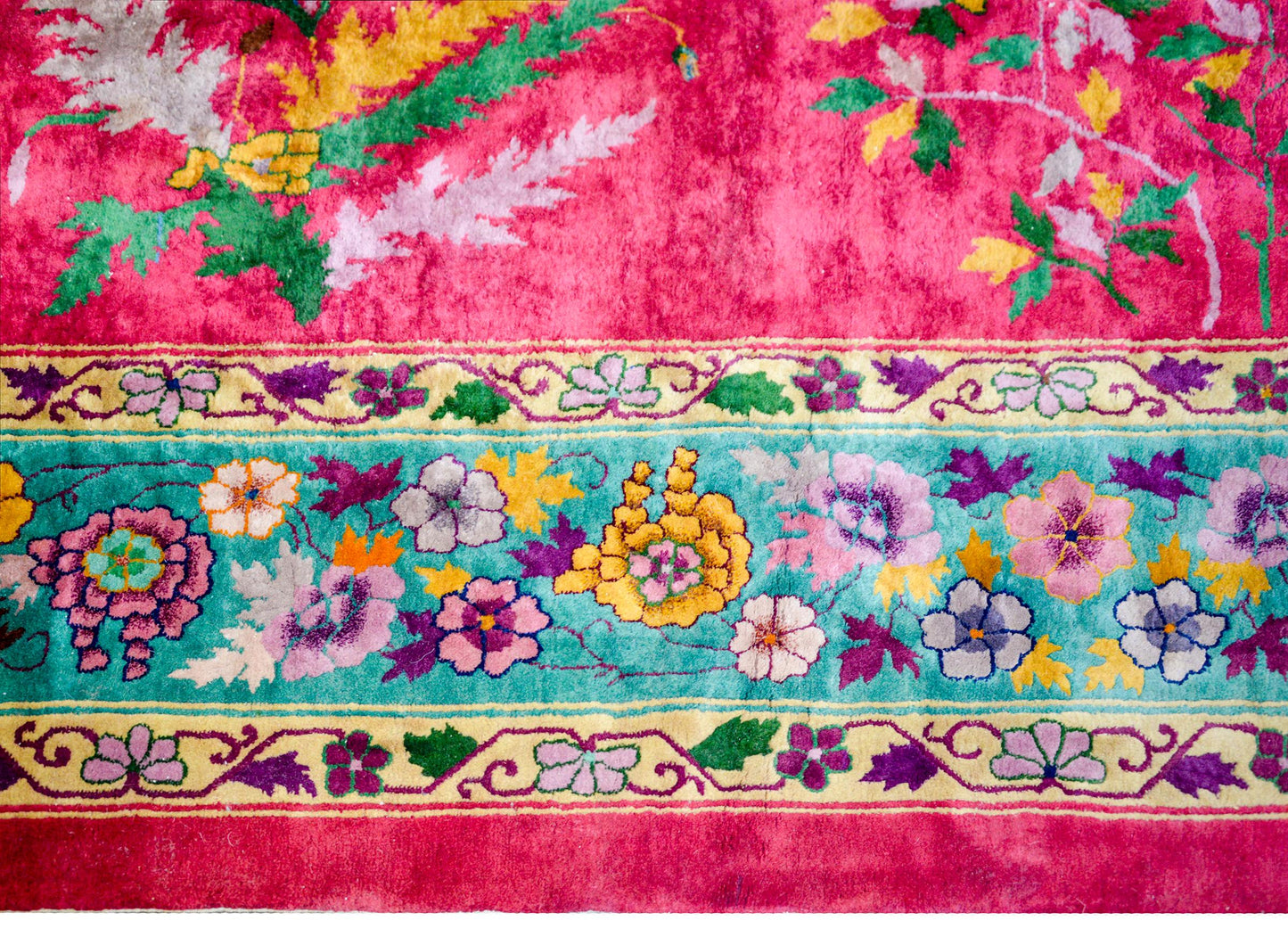 Brilliant Early 20th Century Chinese Art Deco Rug For Sale