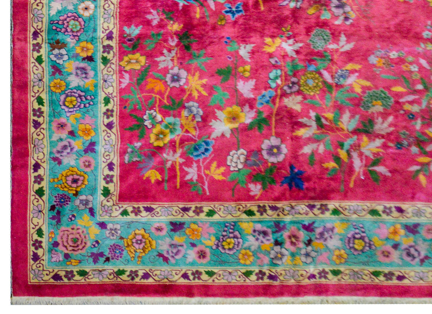 Brilliant Early 20th Century Chinese Art Deco Rug For Sale