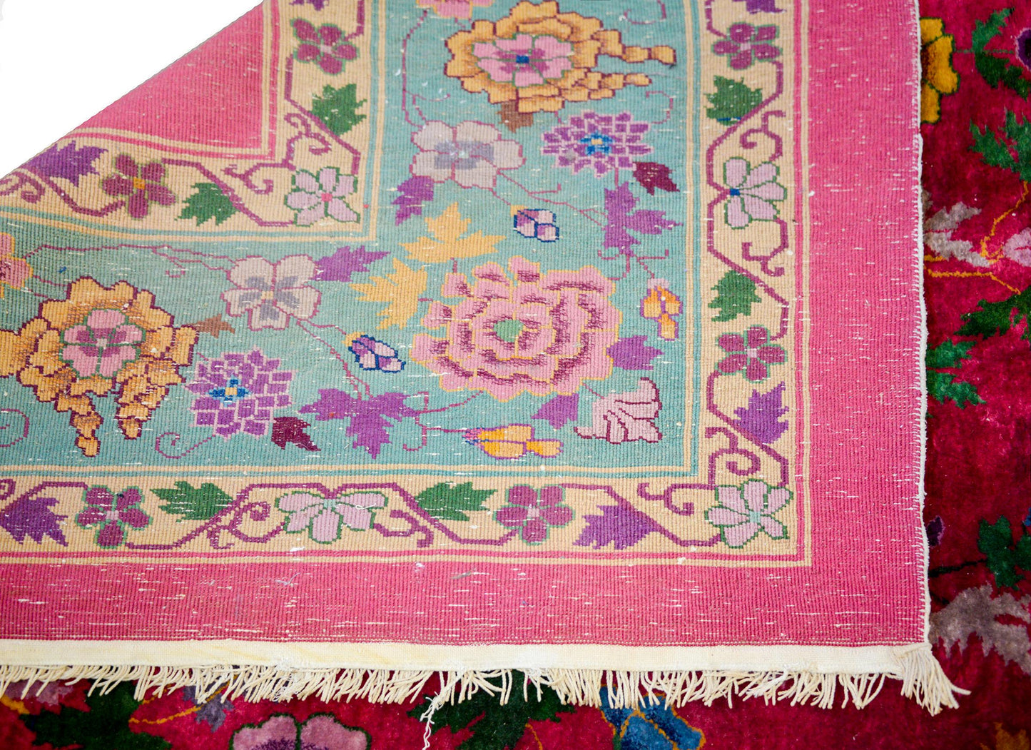 Brilliant Early 20th Century Chinese Art Deco Rug For Sale