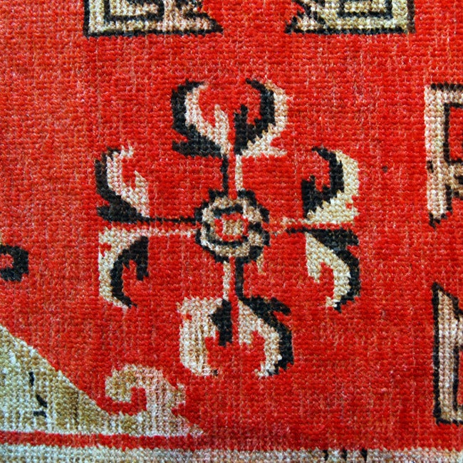 Early 20th Century Central Asian Khotan Carpet For Sale